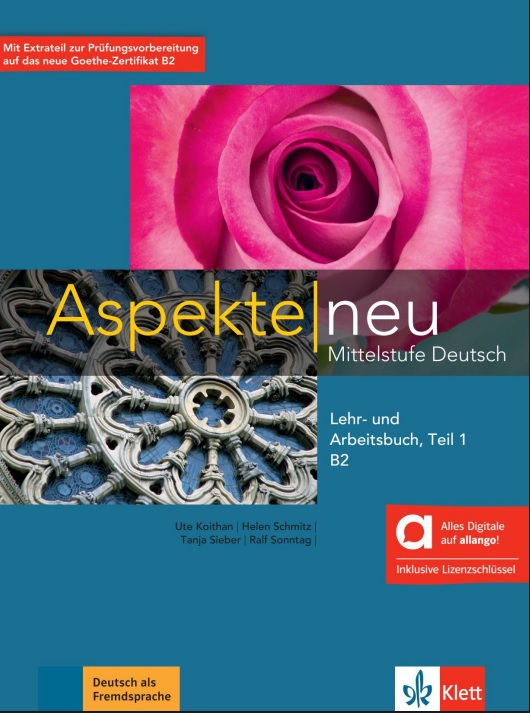 Aspekte neu B2 Teil 1 hybride Ausgabe allango 978-3-12-605268-9