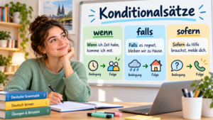 Konditionalsätze im Deutschen mit wenn, falls und sofern